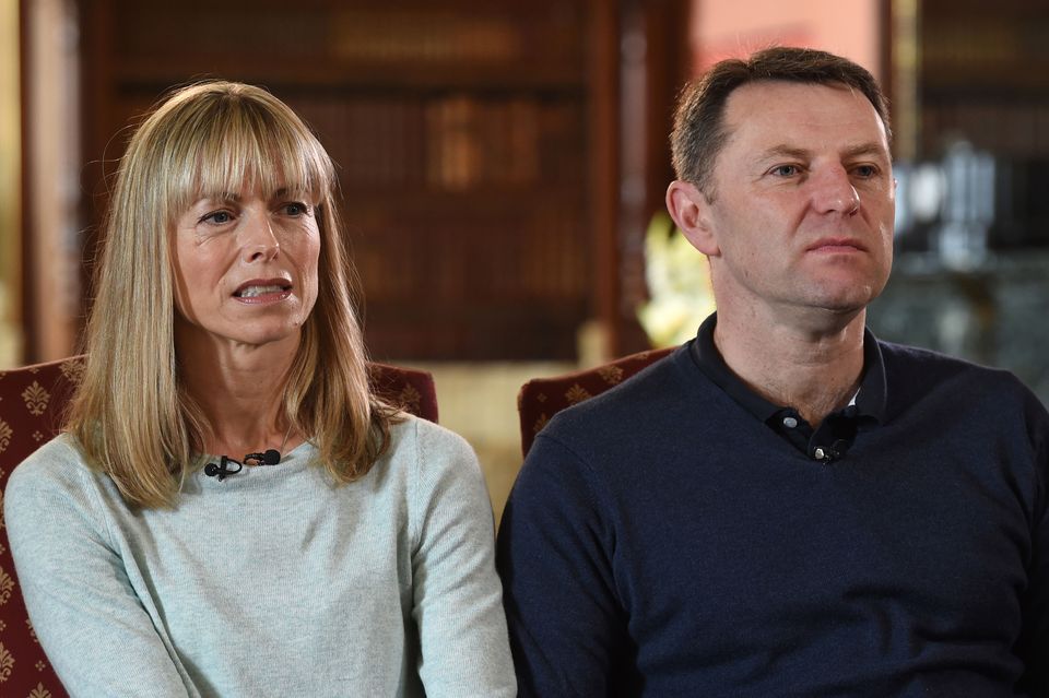 Kate and Gerry McCann have recently said they still cling to the hope that Madeleine is alive (PA)