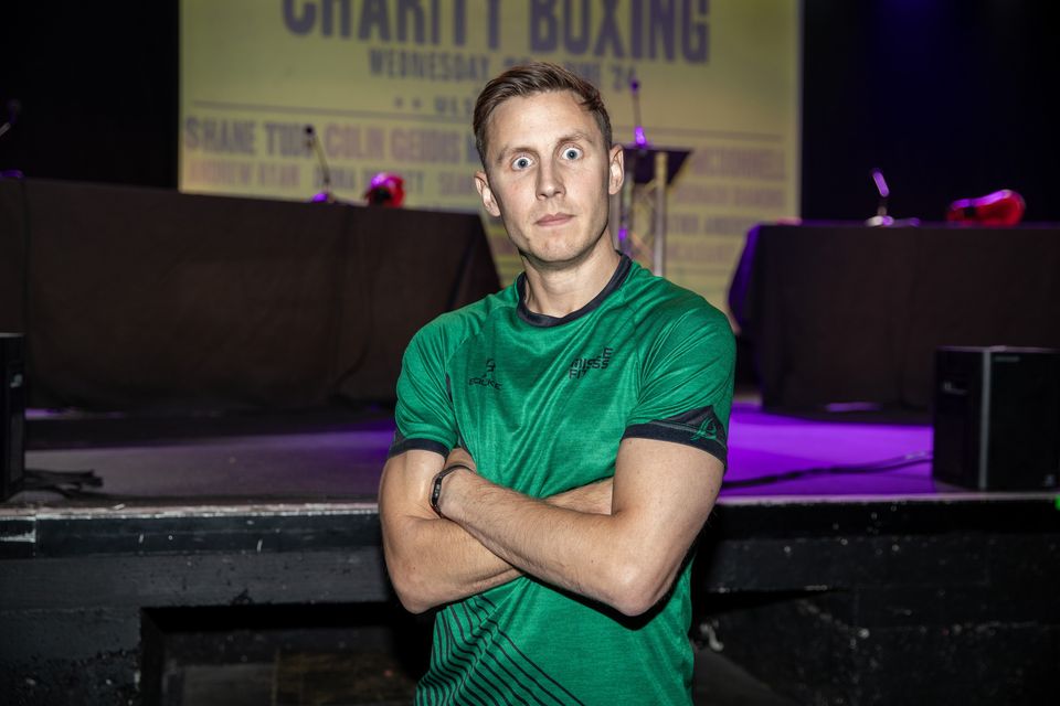 Shane Todd at the Comedians' Charity Boxing launch. Picture: Aodhan Roberts/Belfast Telegraph.