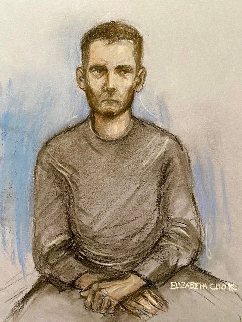 Court artist sketch of Ioan Pintaru appearing at Westminster Magistrates’ Court (Elizabeth Cook/PA)