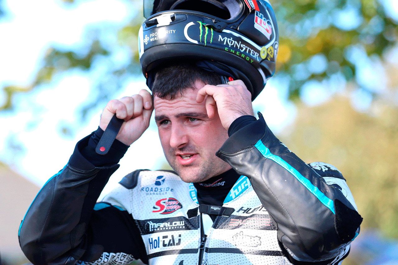 Michael Dunlop is getting to grips with challenging Daytona