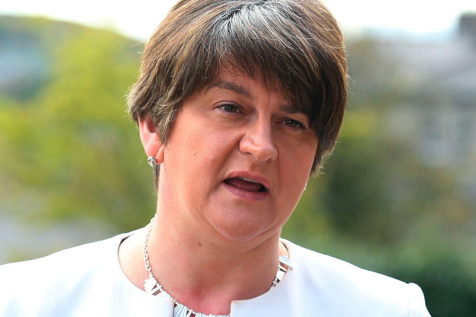 Absent: Arlene Foster of the DUP