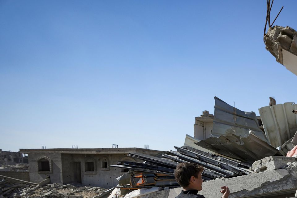 Palestinians have returned to their homes destroyed and possessions obliterated (AP)