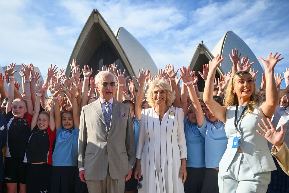 Charles and Camilla’s recent visit to Australia featured in the Christmas broadcast (Victoria Jones/PA)