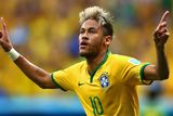 thumbnail: BRASILIA, BRAZIL - JUNE 23:  Neymar of Brazil celebrates scoring his team's second goal and his second of the game during the 2014 FIFA World Cup Brazil Group A match between Cameroon and Brazil at Estadio Nacional on June 23, 2014 in Brasilia, Brazil.  (Photo by Clive Brunskill/Getty Images)