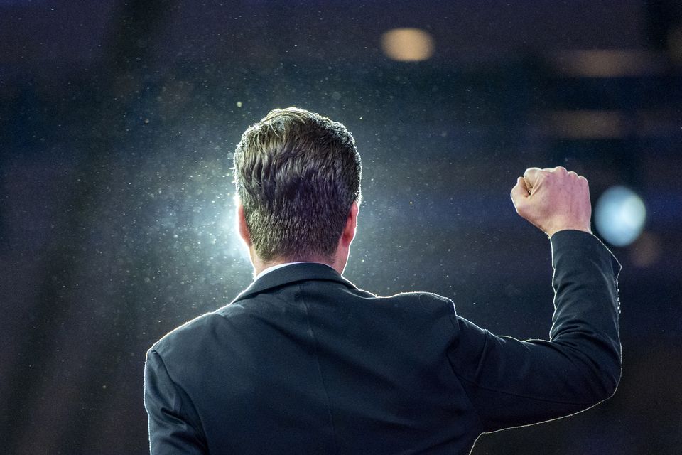 Mr Gaetz speaks during the Conservative Political Action Conference (Alex Brandon/AP)