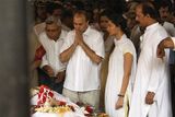 thumbnail: Family members pay their last respects to Hemant Karkare, the chief of Mumbai's Anti-Terrorist Squad, just before his cremation in Mumbai, India, Saturday, Nov. 29, 2008.  Indian commandos killed the last remaining gunmen holed up at a luxury Mumbai hotel Saturday, ending a 60-hour rampage through India's financial capital by suspected Islamic militants that killed people and rocked the nation. (AP Photo/Saurabh Das)