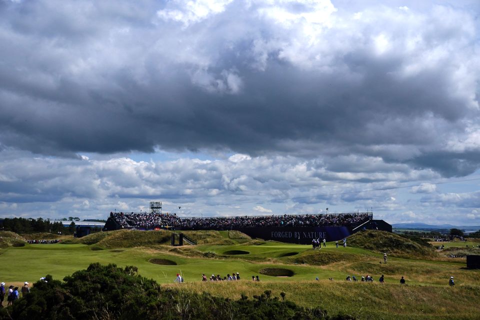 The eighth green at Royal Troon (Owen Humphreys/PA)