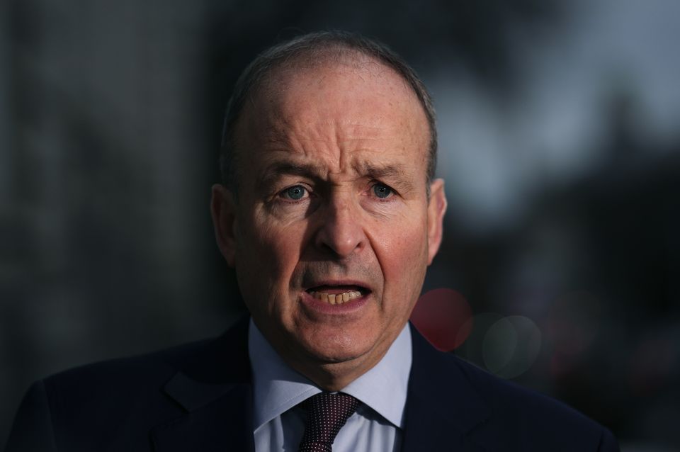 Tanaiste Micheal Martin said the people of Ireland stood in solidarity with those in LA (Brian Lawless/PA)