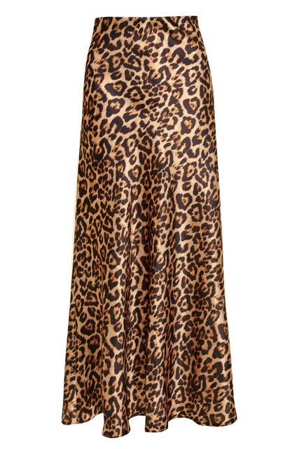 Leopard Print Maxi Satin Slip Skirt, £40, Threadbare
