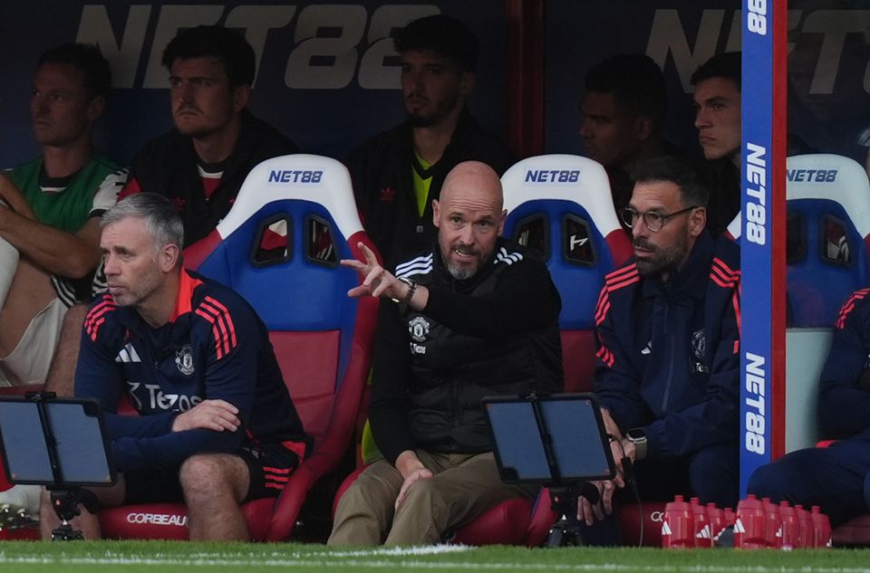 Ruud van Nistelrooy was assistant to Erik ten Hag (John Walton/PA)