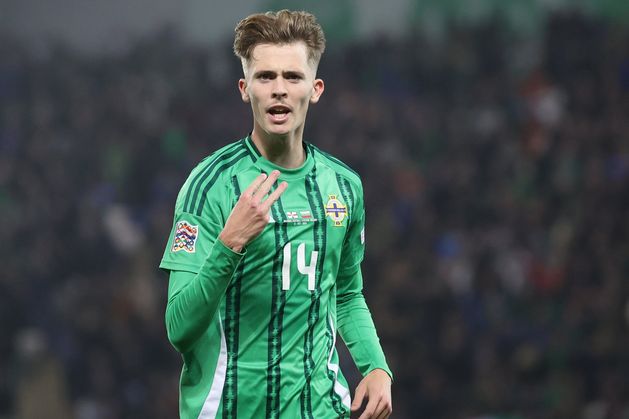 Three and easy as Isaac Price makes history by becoming youngest player to score hat-trick for Northern Ireland