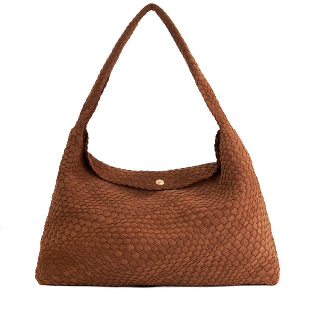 Brown handbag, £150, Dune