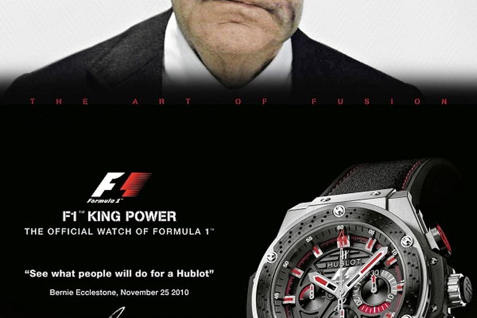 F1 boss is battered face of new ad | BelfastTelegraph.co.uk