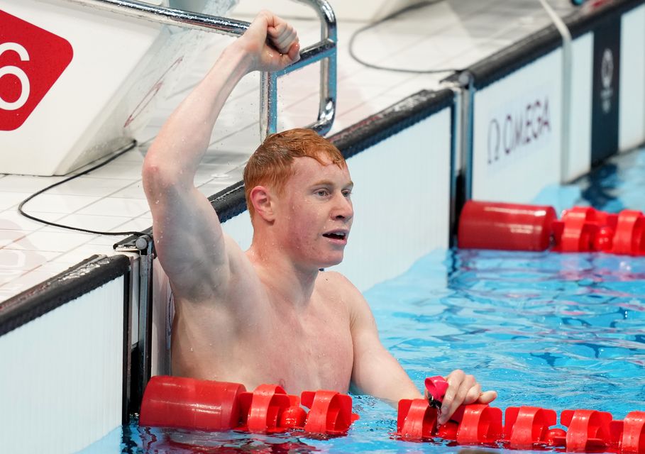 Dean won the men’s 200m freestyle title at the Tokyo Olympics three years ago (Joe Giddens/PA)