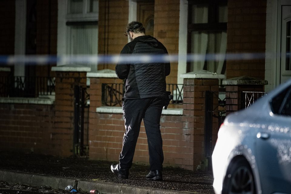 A search operation in the Empire Street area of south Belfast where a man in his 50's was arrested following the discovery of a "suspicious object" on January 29th 2025 (Photo by Kevin Scott)