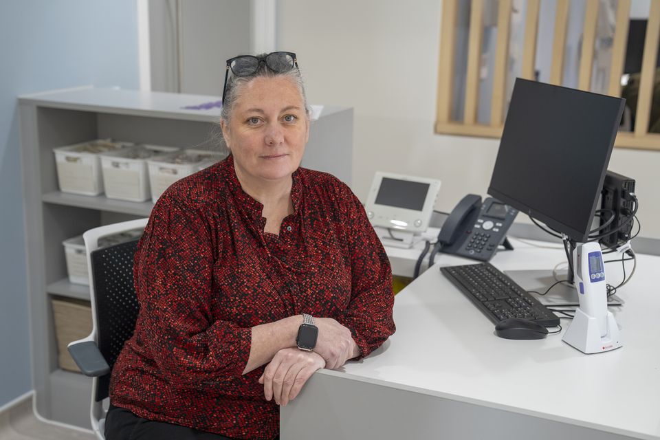 Lynn MacDonald at The Thistle drugs consumption room (Jane Barlow/PA)