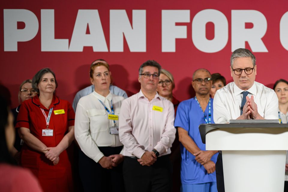 Prime Minister Sir Keir Starmer has pledged to cut waiting lists in the NHS as part of his Plan for Change (Leon Neal/PA)