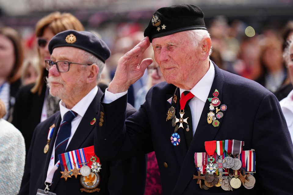 Lady Jane said the dwindling number of veterans from the conflict made this year’s commemoration especially important (Jane Barlow/PA)