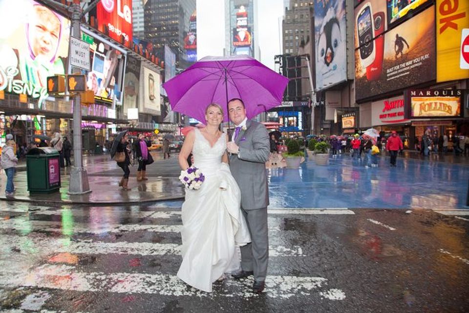 Just married deals umbrella uk