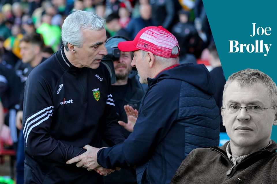 Jim McGuinness' Donegal beat Mickey Harte's Derry 4-11 to 0-17