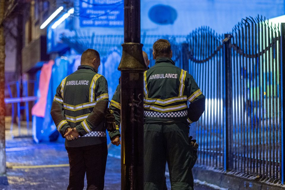 Emergency services at the scene of an ongoing incident on the Ligoneil Road in North Belfast on November 21st 2024 (Photo by Kevin Scott)