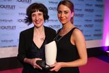 thumbnail: Belfast Telegraph Woman of the Year in the Arts. Winner: Sinead Morrissey (left)