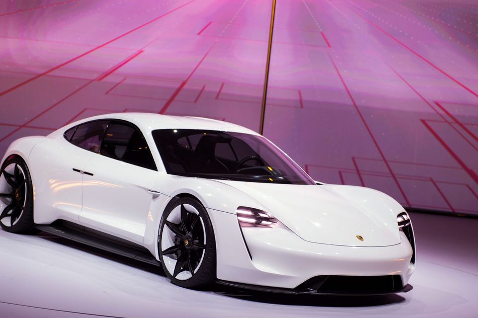 Frankfurt Motor Show: Porsche Mission E Electric Sports Saloon revealed