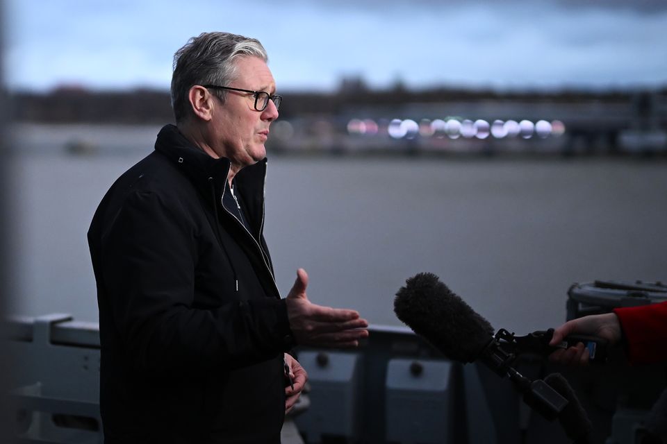 Prime Minister Sir Keir Starmer during a visit to Estonia in December 2024 (Leon Neal/PA)