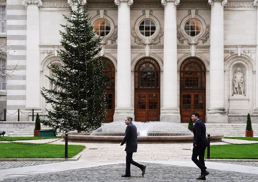 Simon Harris was speaking as outgoing ministers gathered for a Cabinet meeting (Brian Lawless/PA)