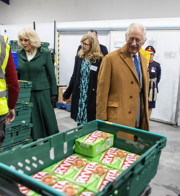 The King at the launch of The Coronation Food Project last year (Ian Vogler/Daily Mirror/PA)