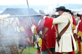 thumbnail: Press Eye - Belfast - Northern Ireland  - 13th July 2017 - 

General views of the re-enactment of the Siege of Carrickfergus Castle and the landing of King William at Castle Green, Carrickfergus. The event included re-enactment groups from across the Northern Oteland, all dressed in period costume followed by a Pageantry parade to meet King William upon his landing at Carrick Harbour. 

Photo by Kelvin Boyes / Press Eye.