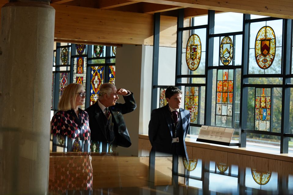 Glasgow’s Burrell Collection was officially reopened by the King after a refurbishment (Andrew Milligan/PA)