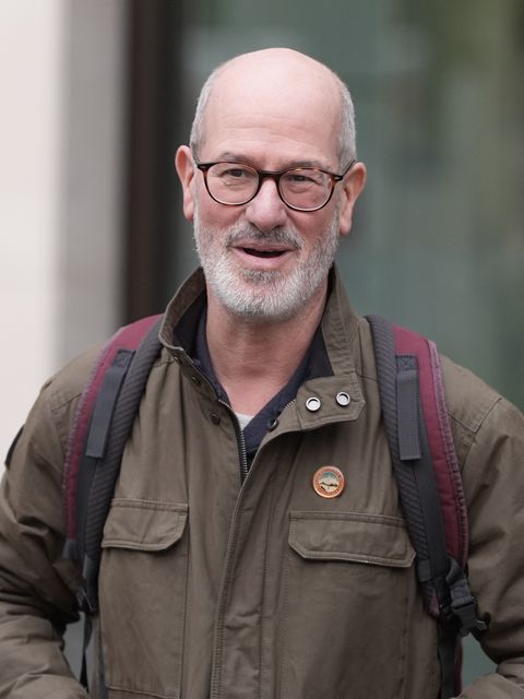 Anthony Bradley leaving Westminster Magistrates’ Court (Stefan Rousseau/PA)