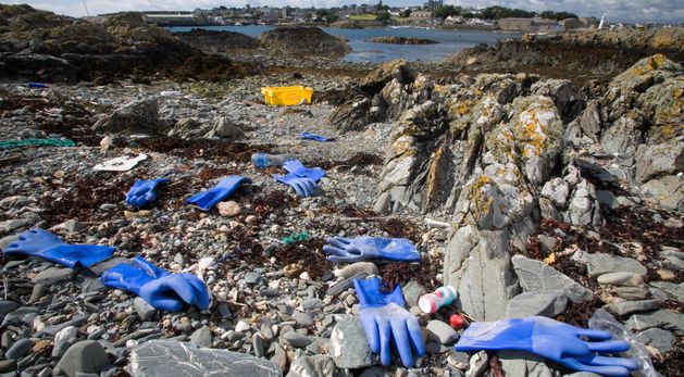 More than three million items discarded on Northern Ireland coastline ...