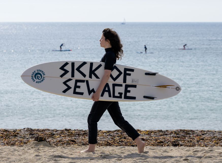 The polluted state of seas and rivers have been the focus of protests (Anthony Upton/PA)