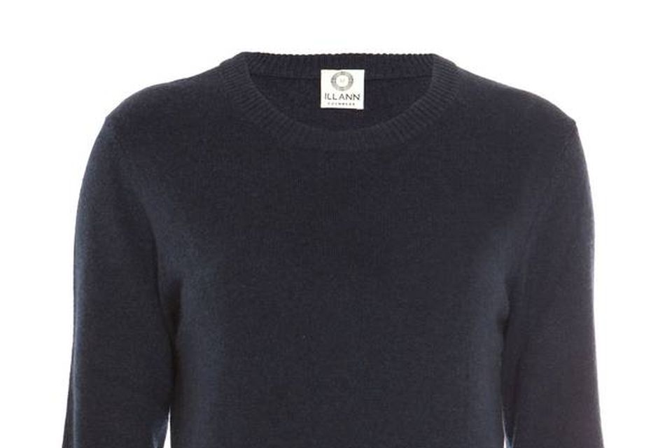 ASOS Lambswool Rich Crew Neck Jumper with Elbow Patches at asos.com
