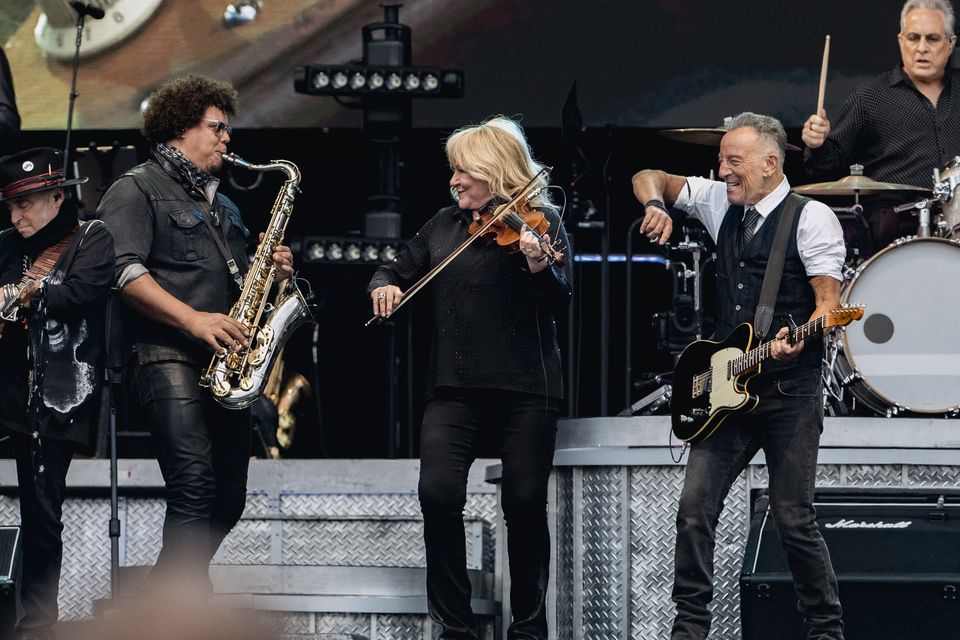 Bruce Springsteen and the E Street Band perform on Boucher Road, Belfast on May 9th 2024 (Photo by Kevin Scott)