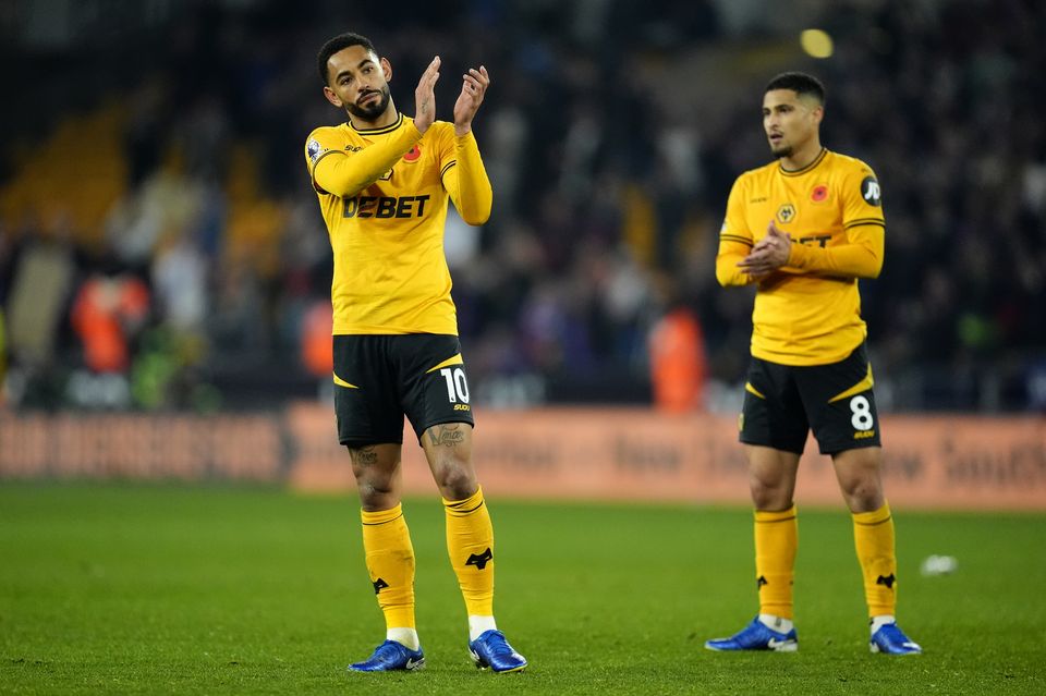 Wolves had to settle for a point at home to Crystal Palace (Nick Potts/PA)