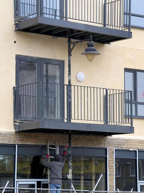 Adisa House, a new block of flats under construction in Gillingham (Gareth Fuller/PA)