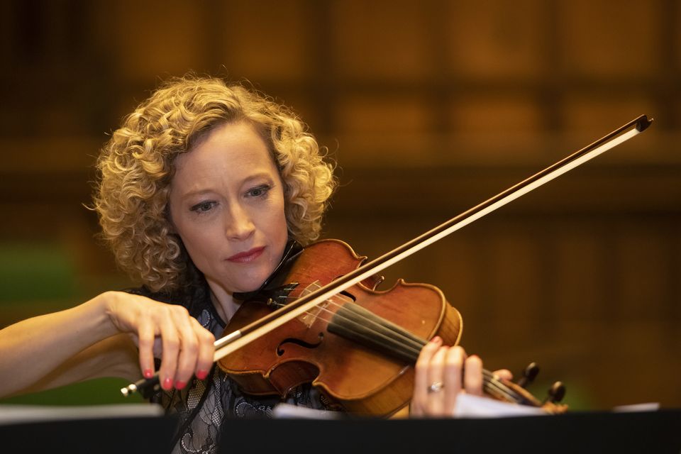 Violinist Cathy Newman (David Mirzoeff/PA)