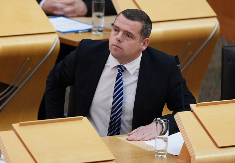 Scottish Tory leader Douglas Ross described the 10 years since the referendum as a ‘lost decade’ (Andrew Milligan/PA)