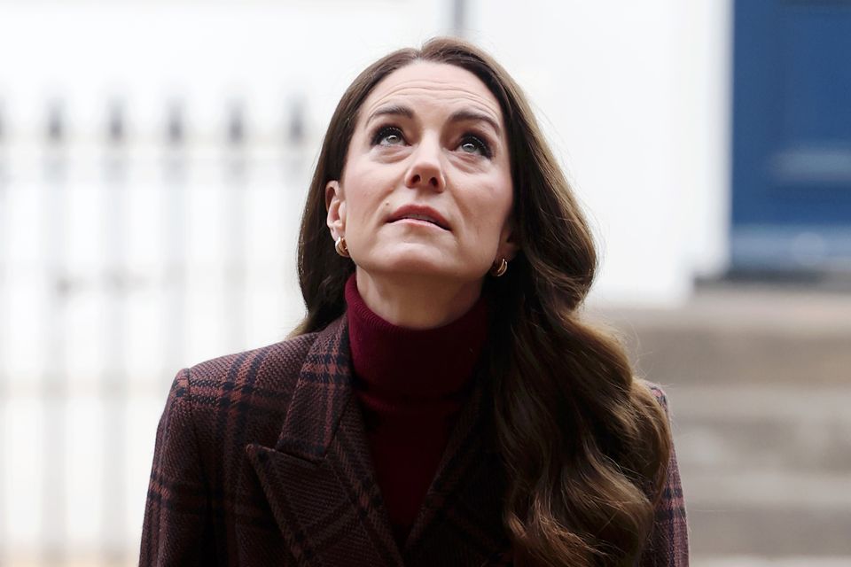 Kate enters the Royal Marsden Hospital on Tuesday (Chris Jackson/PA)