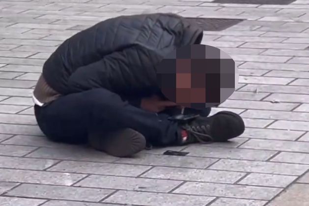 Belfast business owner hits out after sharing video of man appearing to snort ‘drugs’ in middle of city centre