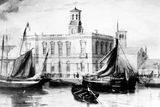 thumbnail: Caledon Dock and Harbour Office.  1859
Picture from the Belfast Harbour Office.  11/6/1940
BELFAST TELEGRAPH ARCHIVE