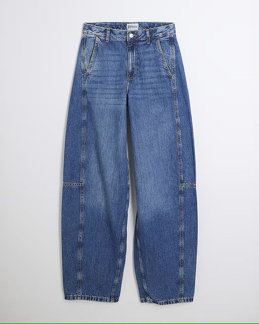 Barrel jeans, £45, River Island