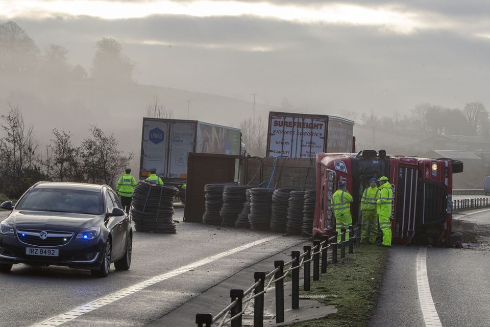 Lorry crash closes A1 dual carriageway for second time in 24 hours