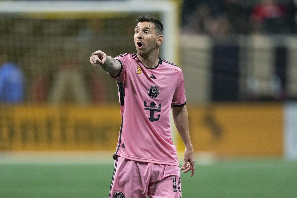 Lionel Messi has carried Inter Miami to the MLS play-offs (John Bazemore/AP)