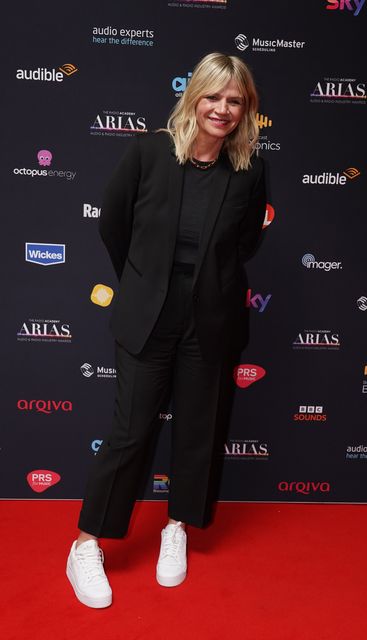 Zoe Ball arriving for the Audio and Radio Industry Awards in London in May 2022 (PA)