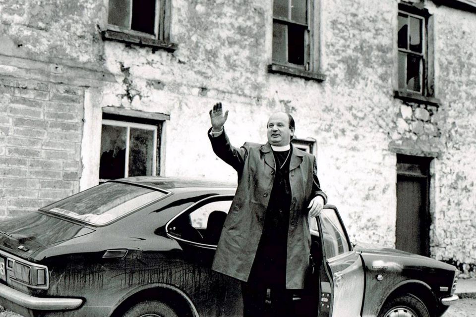 Colourful life: Bishop Casey had a love of fast cars