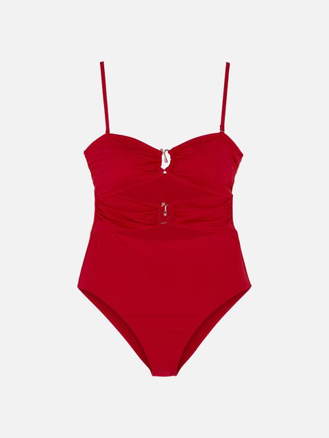 Bandeau swimsuit, £14, Primark